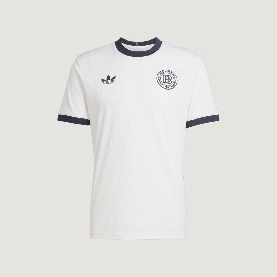 Allemagne – Maillot Anniversaire 2025 – Blanc & Noir - avant