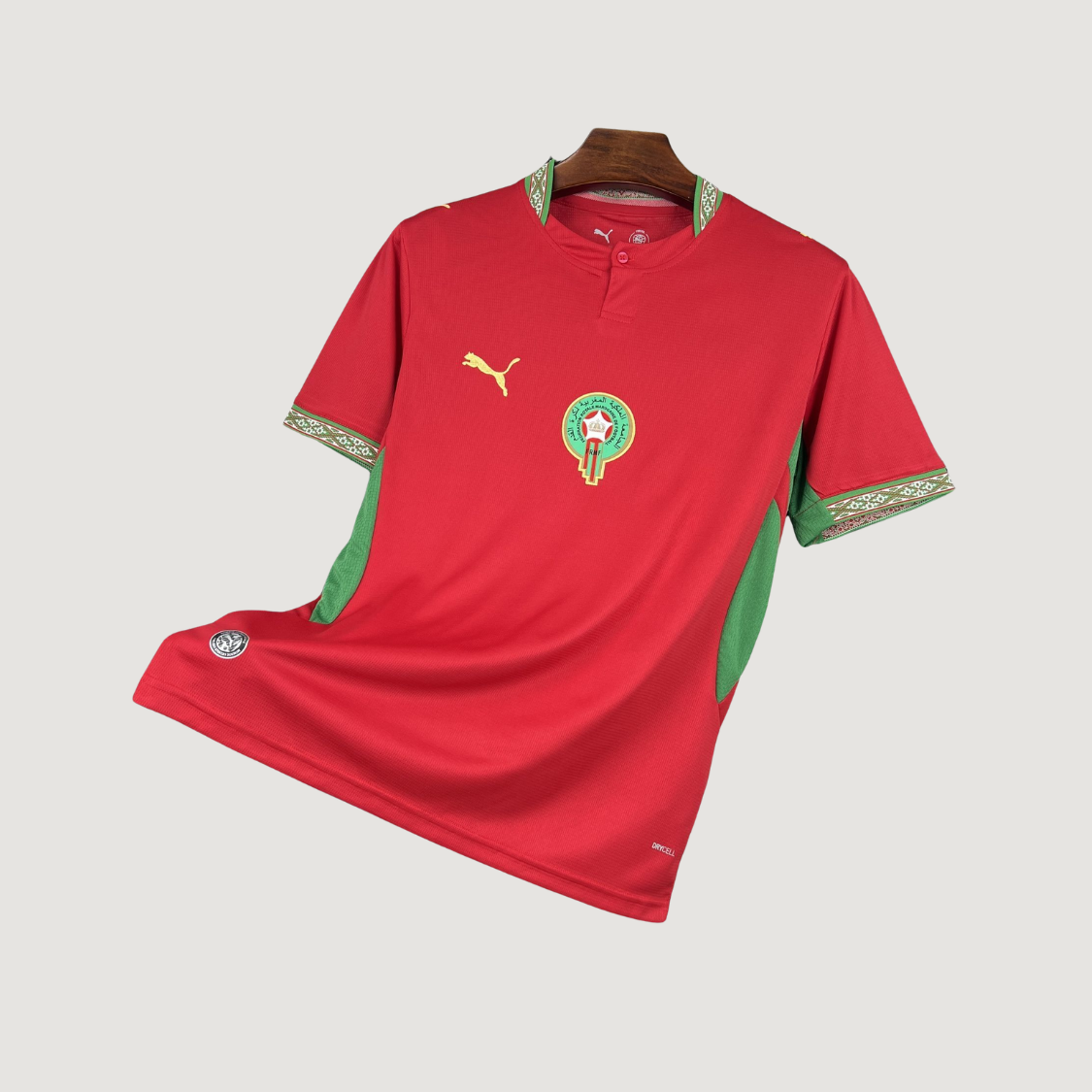 Maroc – Maillot Domicile 2026 – Rouge, Vert - dos