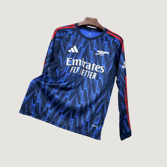 Arsenal FC – Maillot Extérieur Manches Longues 2025/26 – Bleu marine - dos