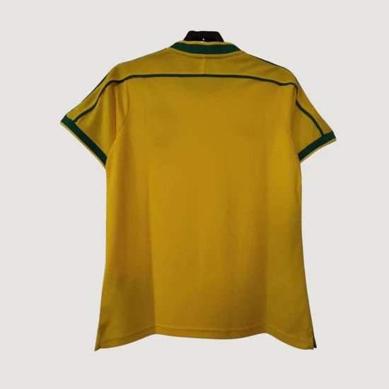 Brésil - Maillot Rétro 2002 - Jaune,Vert DERBYX
