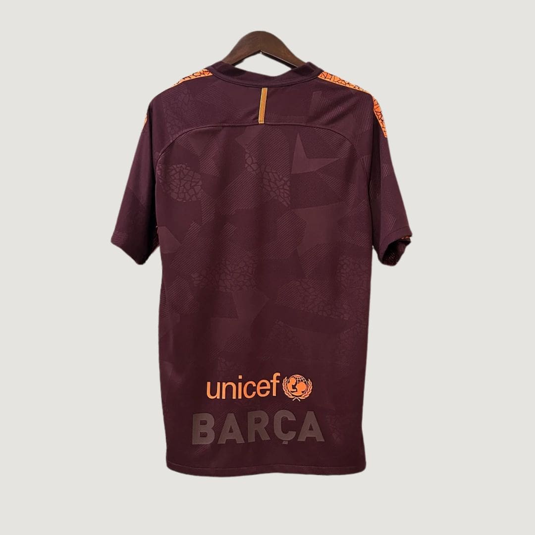 FC Barcelone – Maillot Rétro Extérieur 2017/2018 – Bordeaux - dos