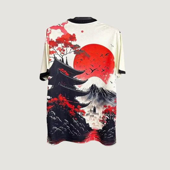 Japon - Maillot Concept - Noir, Blanc, Rouge DERBYX