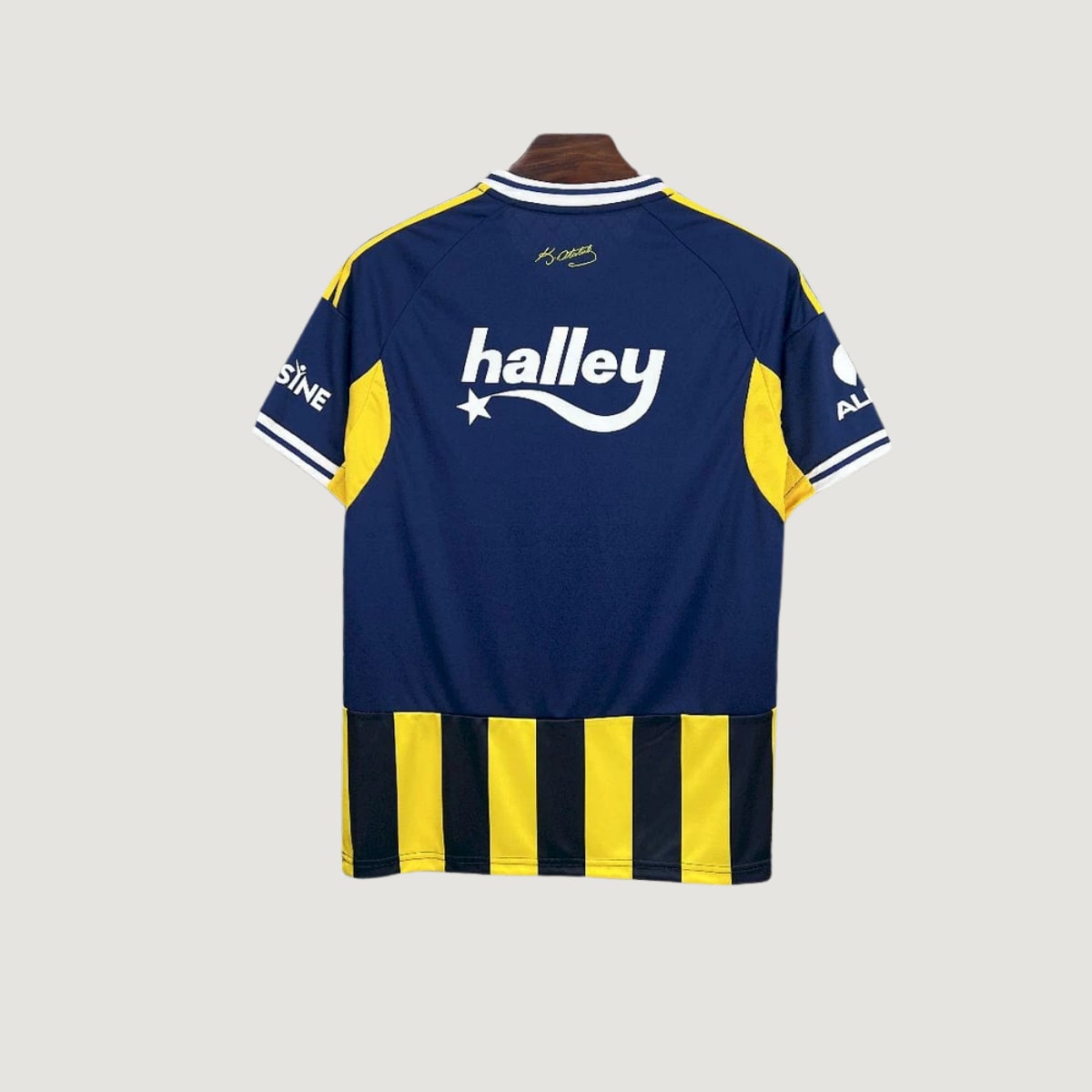 Fenerbahçe – Maillot Domicile 2025/26 – Jaune, Bleu Marine - dos