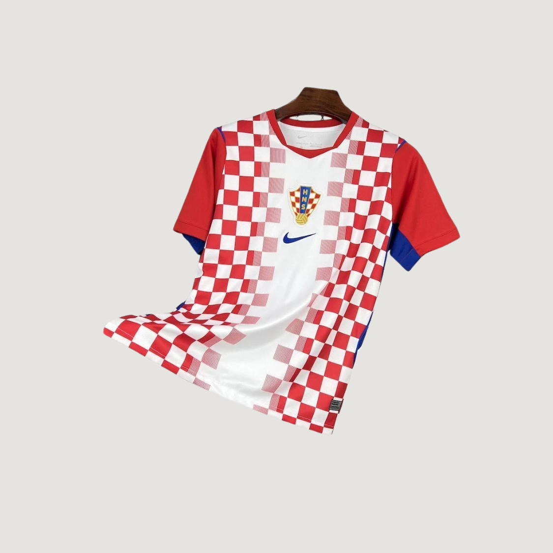 Croatie – Maillot Domicile Coupe du Monde 2026 – Damier rouge & blanc iconique - dos