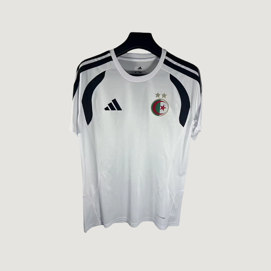 Algérie – Maillot d’Entraînement Coupe du Monde 2026 Homme – Blanc, Noir - dos