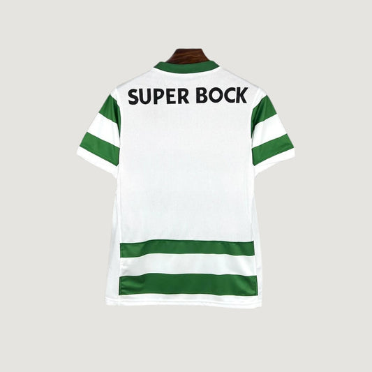 Sporting Lisbonne – Maillot Domicile 2025/26 – Vert, Blanc - dos