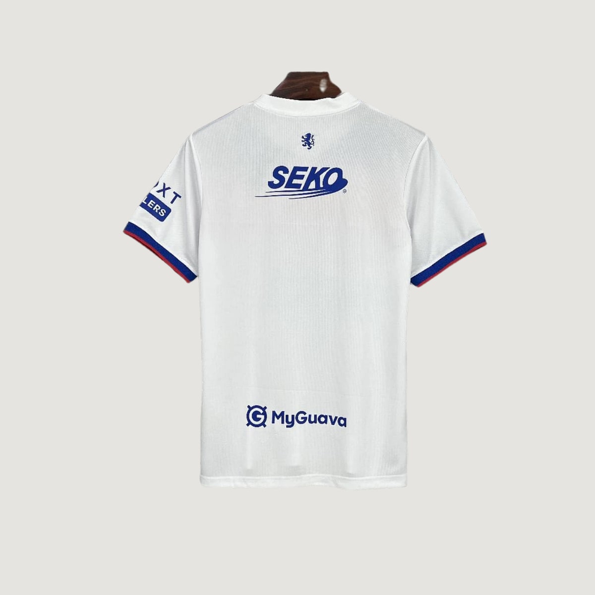 Rangers – Maillot Extérieur 2025/26 – Blanc, Bleu - dos