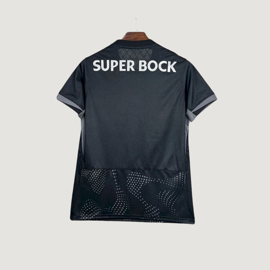Sporting Lisbonne – Maillot Extérieur 2025/26 – Noir - dos
