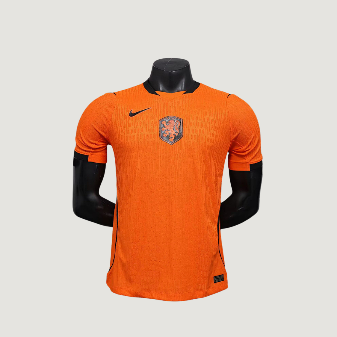Pays-Bas – Maillot Domicile Coupe du Monde 2026 Player Version – Orange & Noir - dos