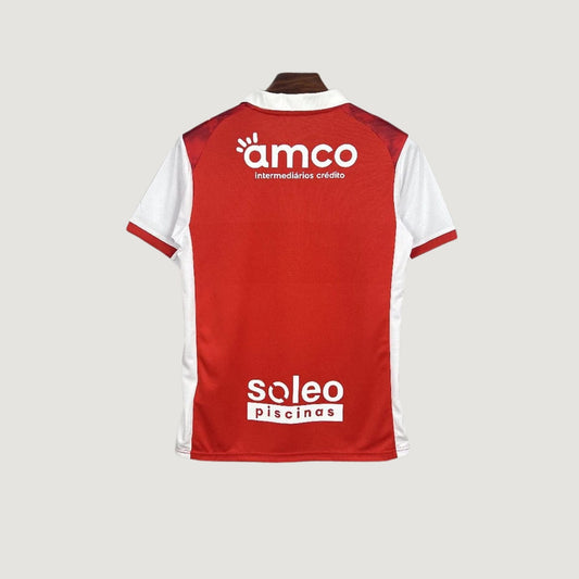 SC Braga – Maillot Domicile 2025/26 – Rouge, Blanc - dos