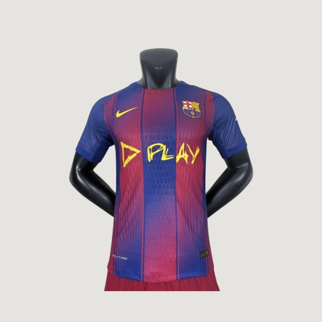 FC Barcelone – Maillot Domicile 2025/26 Version Joueur – Bleu, Rouge - dos