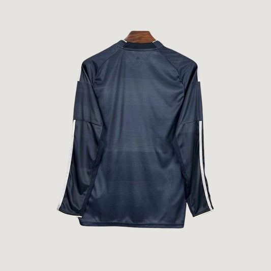 Real Madrid – Maillot Extérieur 2025/26 – Noir (Manches Longues) - dos