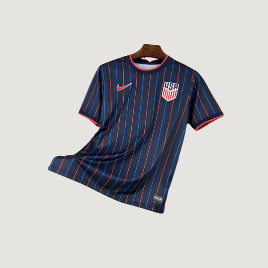 USA – Maillot Extérieur 2025-26 – Bleu marine, Rouge, Blanc - dos