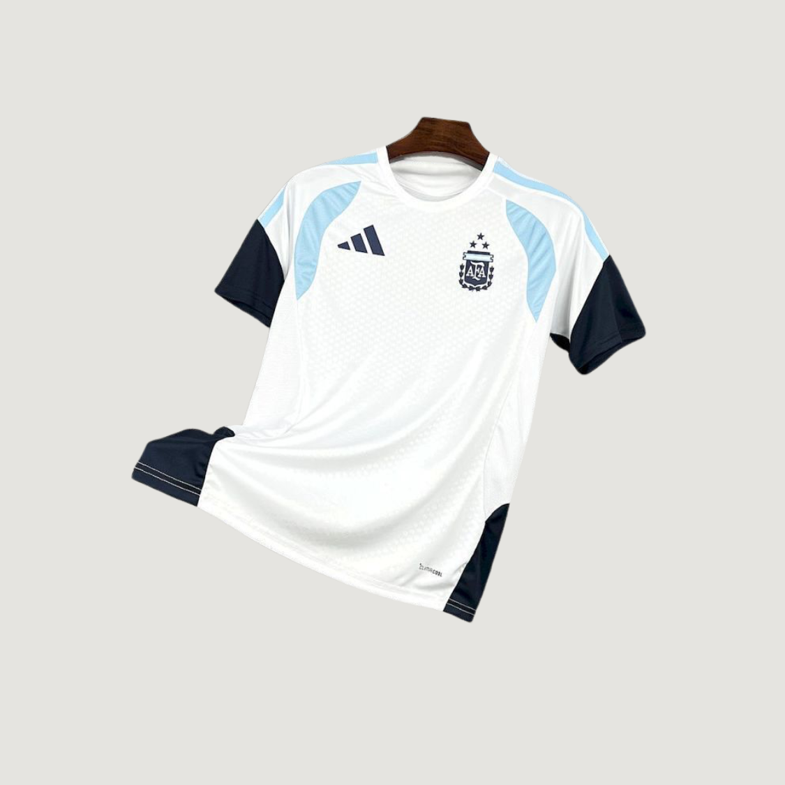Argentine – Maillot Pré-Match Coupe du Monde 2026 – Blanc, Bleu ciel - dos