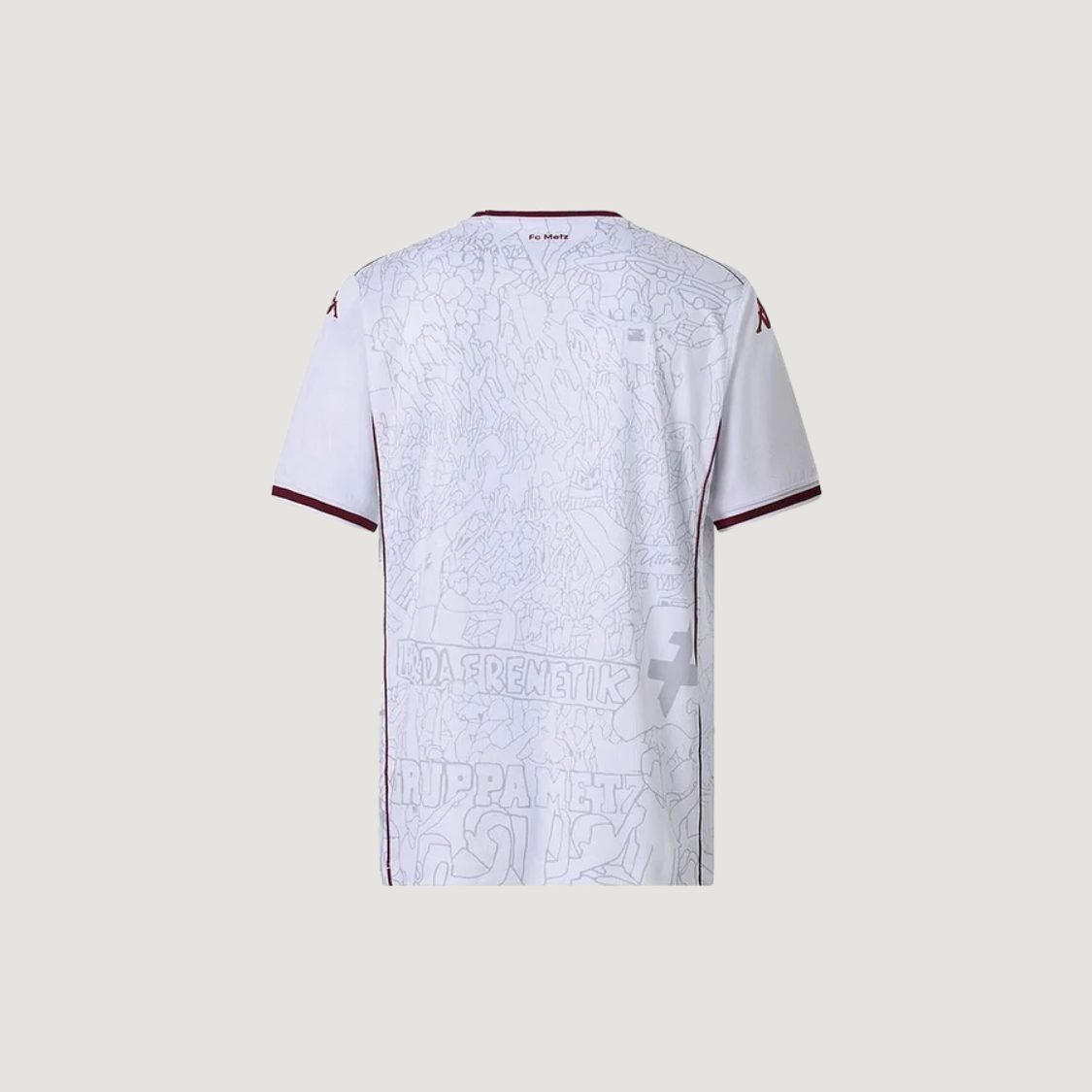FC Metz – Maillot Domicile 2025/26 – Blanc - dos