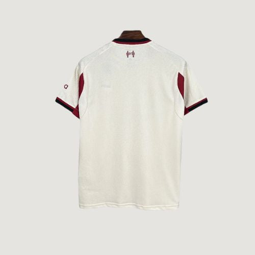 Liverpool – Maillot Extérieur 25/26 – Blanc, Bordeaux - dos