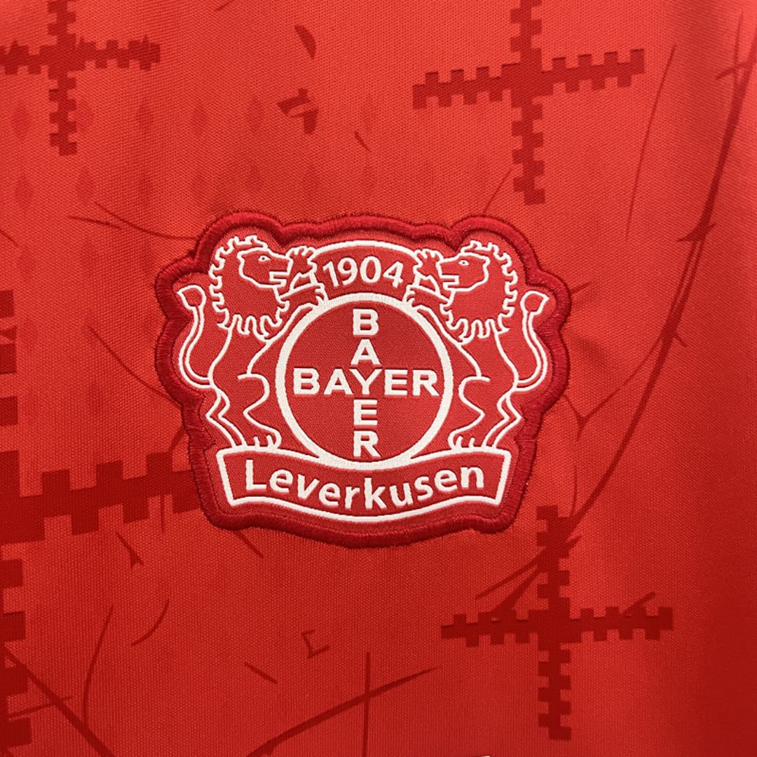 Bayer 04 Leverkusen - Maillot Domicile 24/25 - Rouge, Noir DERBYX