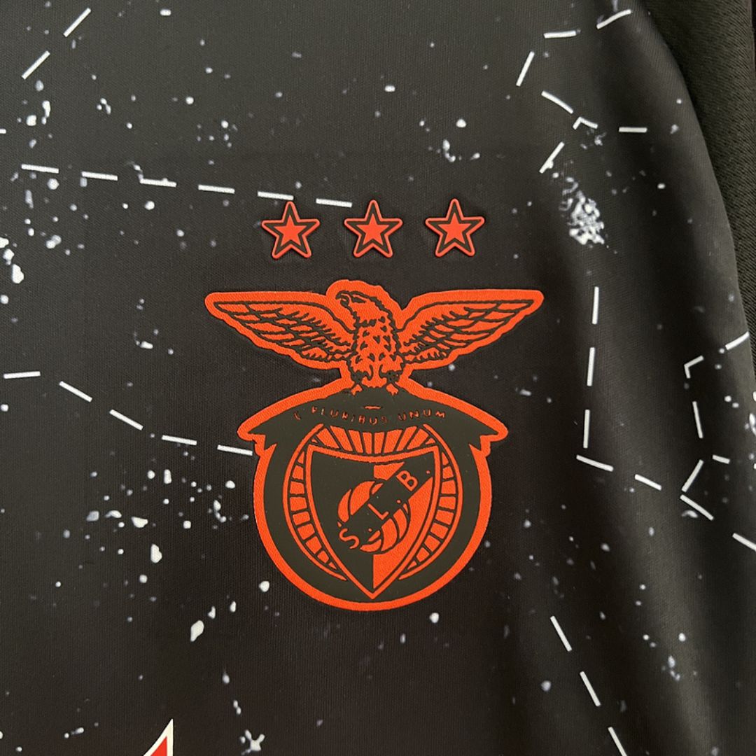 S.L. Benfica - Maillot Extérieur 24/25 - Noir, Rouge DERBYX