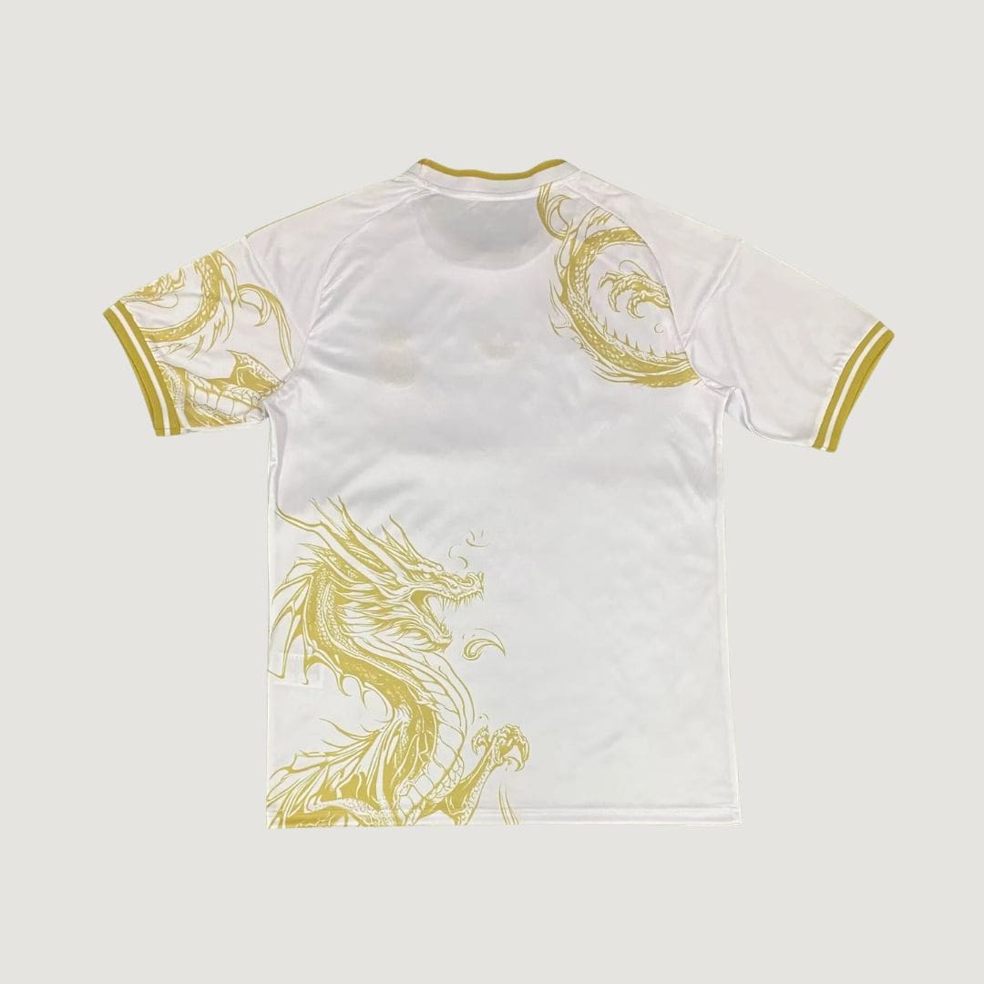 REAL MADRID - MAILLOT CONCEPT - DRAGON BLANC, DORÉ DERBYX