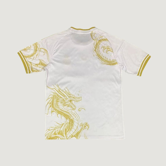 REAL MADRID - MAILLOT CONCEPT - DRAGON BLANC, DORÉ DERBYX