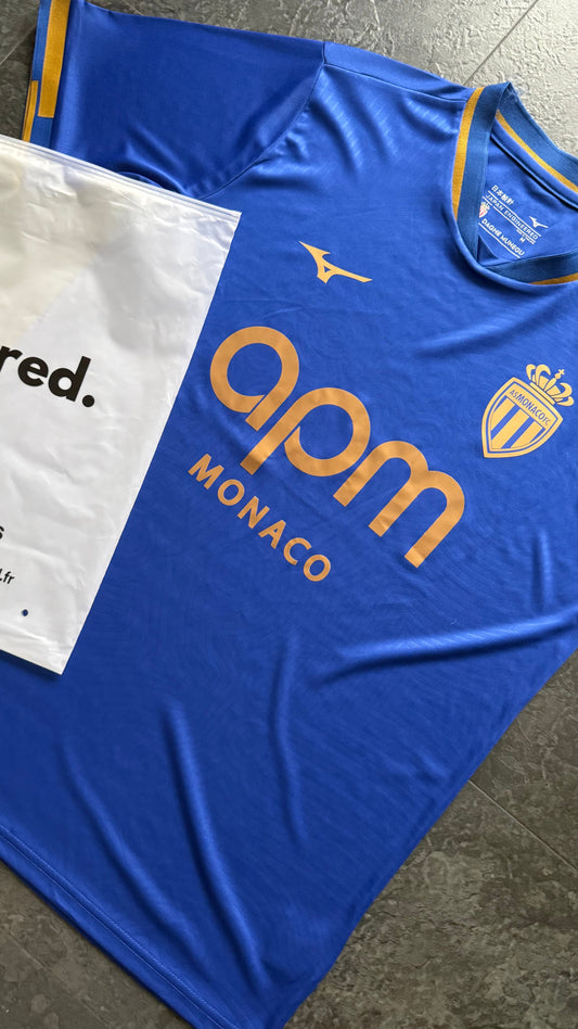 AS Monaco – Maillot Extérieur 25/26 – Bleu - dos