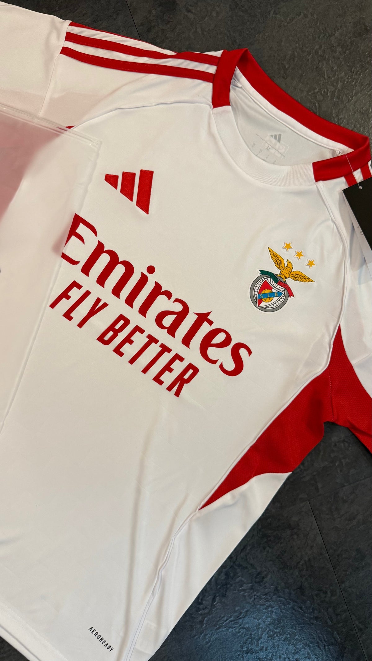SL Benfica – Maillot Third 2025/26 – Blanc - dos