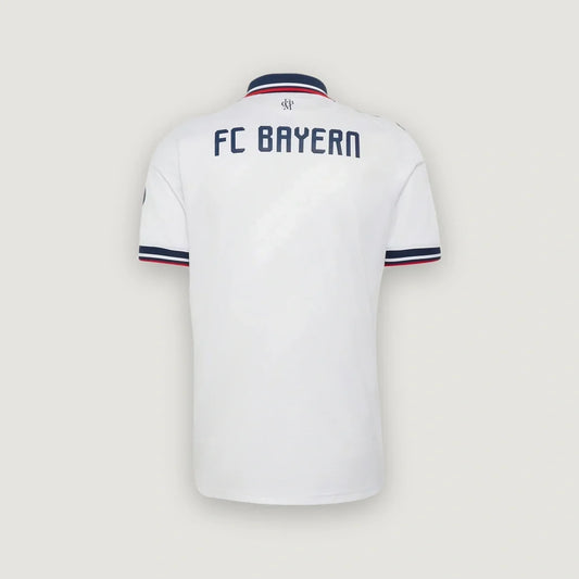 Bayern Munich – Maillot Extérieur 2026/27 – Blanc, Bleu marine - dos