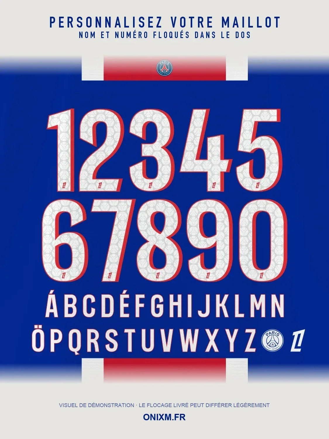 Paris Saint-Germain – Maillot Domicile 2 Étoiles 2026/27 – Bleu, Rouge, Blanc - dos