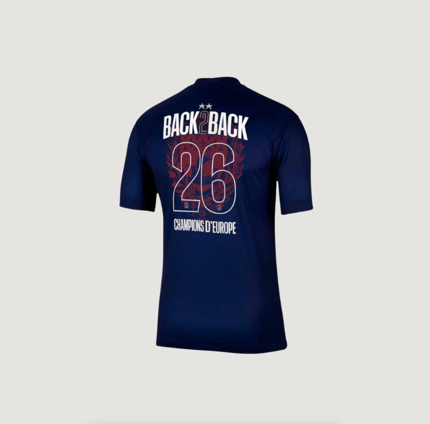 Paris Saint-Germain - Domicile Édition LDC 2026 - Bleu, Marine, Rouge - dos