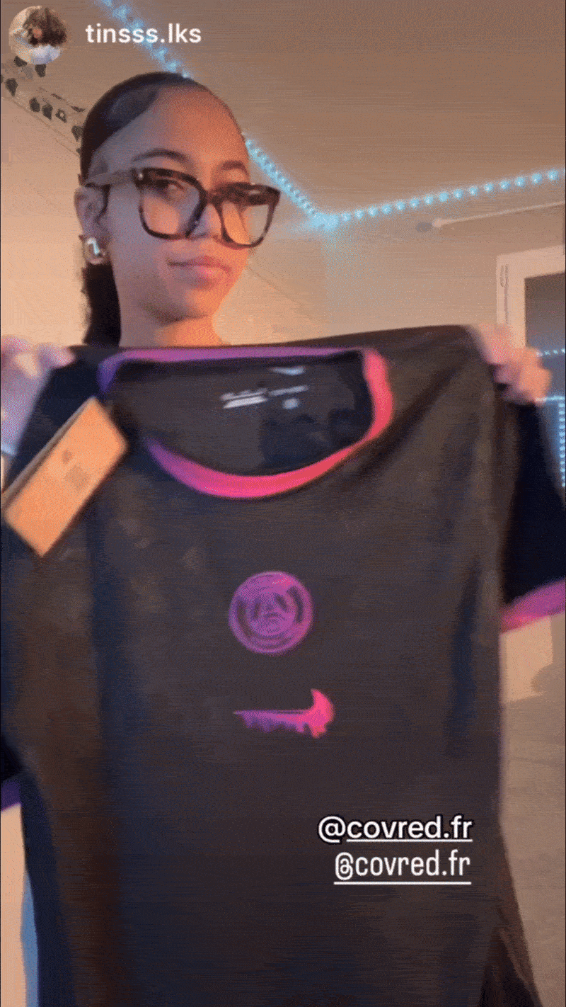 Paris Saint Germain ( PSG ) - Maillot Concept - Noir, Violet, Rose DERBYX
