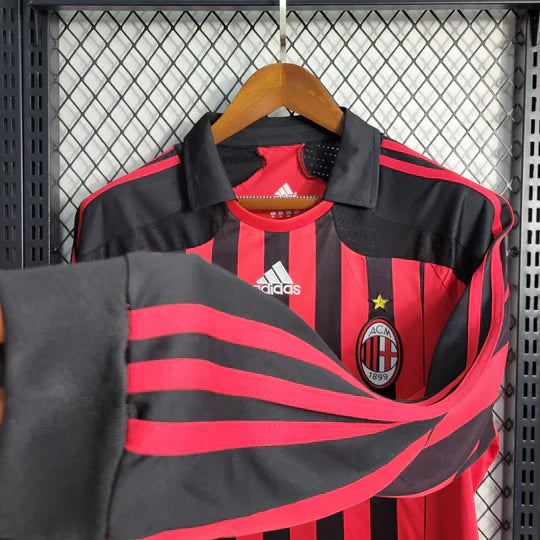 Maillot AC Milan Retro 2007 2008 Manche Longue DERBYX