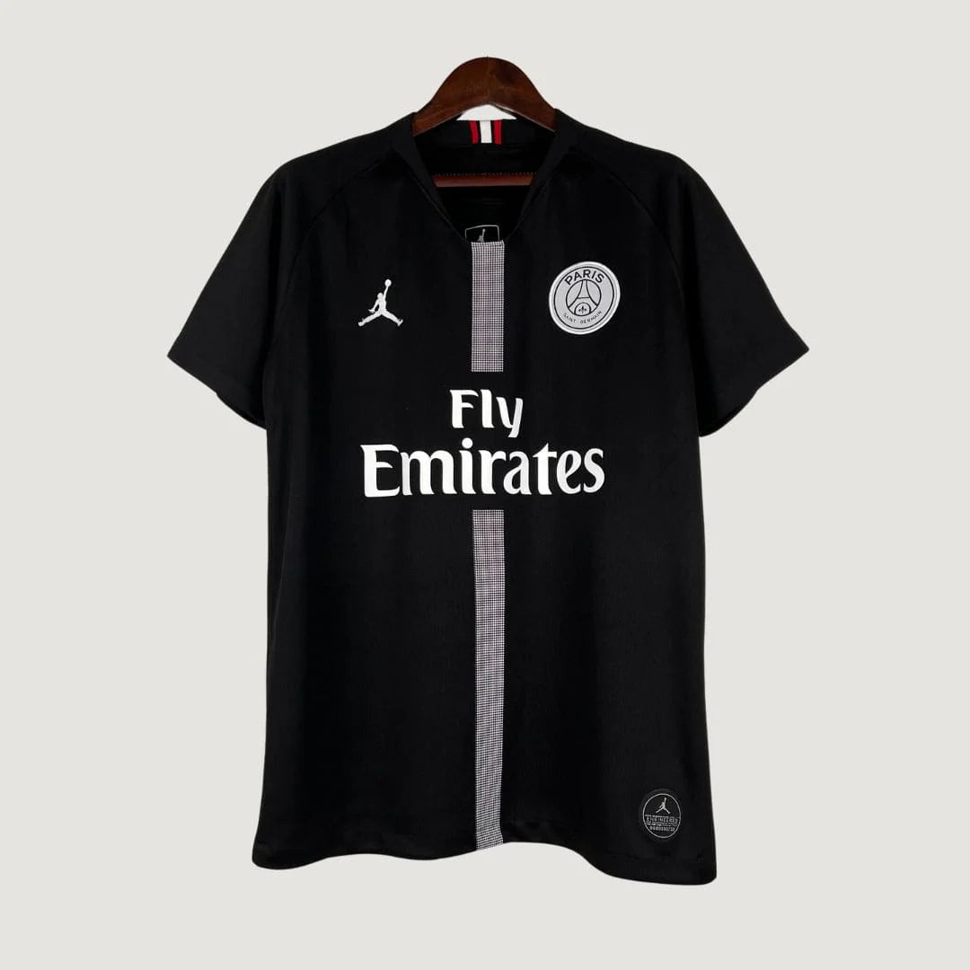 Paris Saint Germain ( PSG ) - Maillot rétro 18/19 - Noir DERBYX