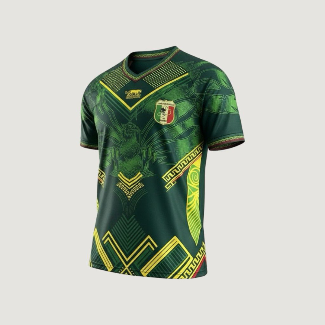 Mali – Maillot Extérieur 2026 Homme – Vert, Jaune - avant