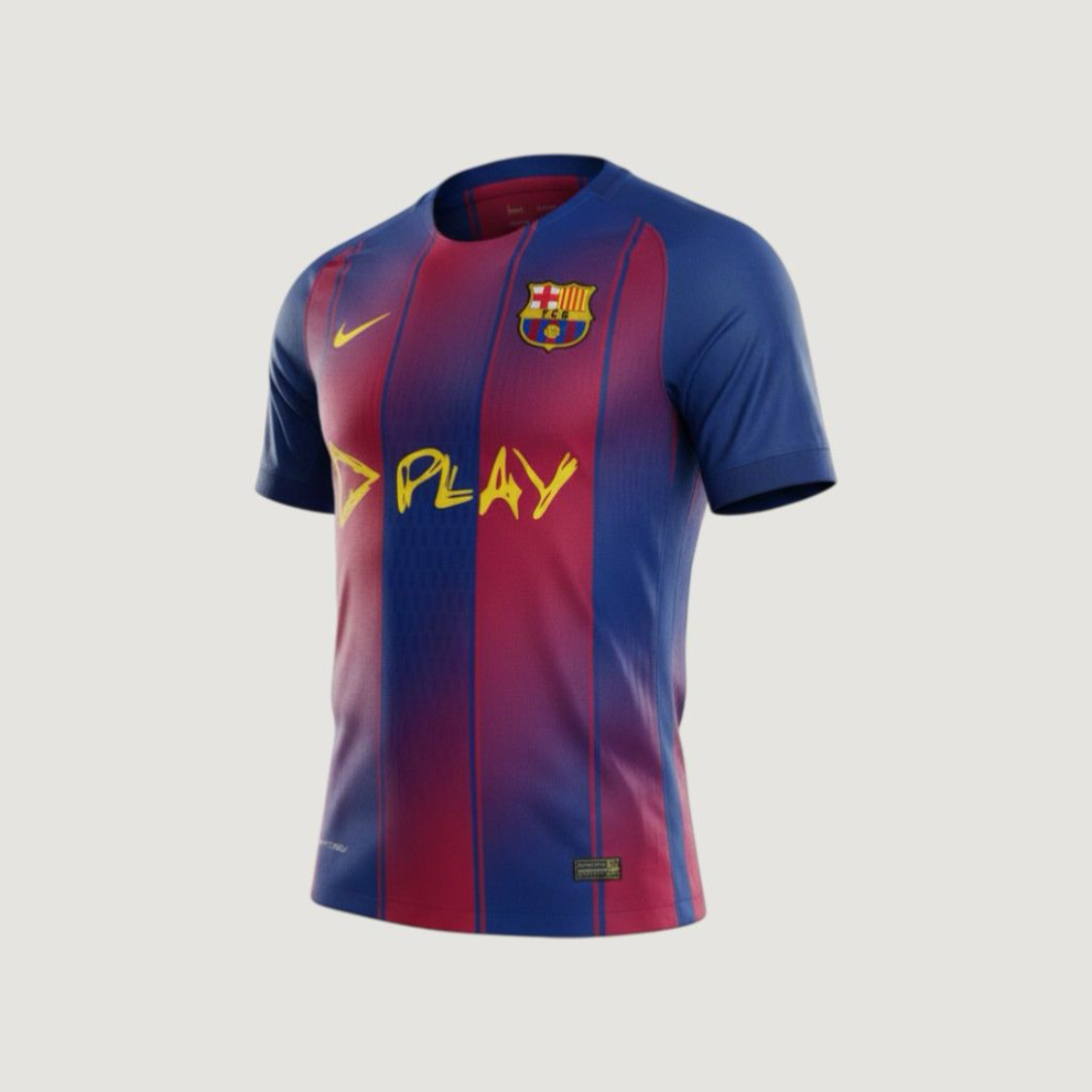 FC Barcelone – Maillot Domicile 2025/26 Version Joueur – Bleu, Rouge - avant