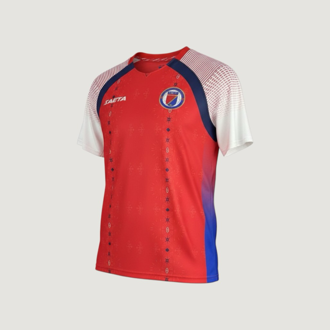 Haïti – Maillot Troisième Coupe du Monde 2026 – Rouge, Bleu - avant