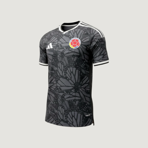 Colombie – Maillot Entraînement Player Version 2026 – Gris, Noir, Blanc - avant