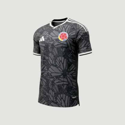 Colombie – Maillot Entraînement Player Version 2026 – Gris, Noir, Blanc - avant