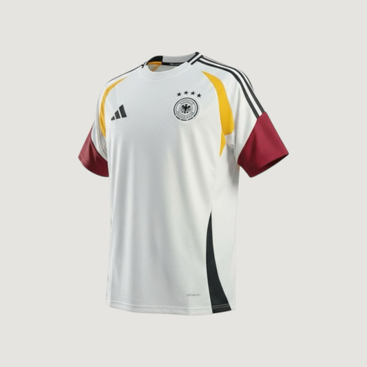 Allemagne – Maillot Entraînement 2026 – Blanc, Noir, Jaune, Rouge - avant