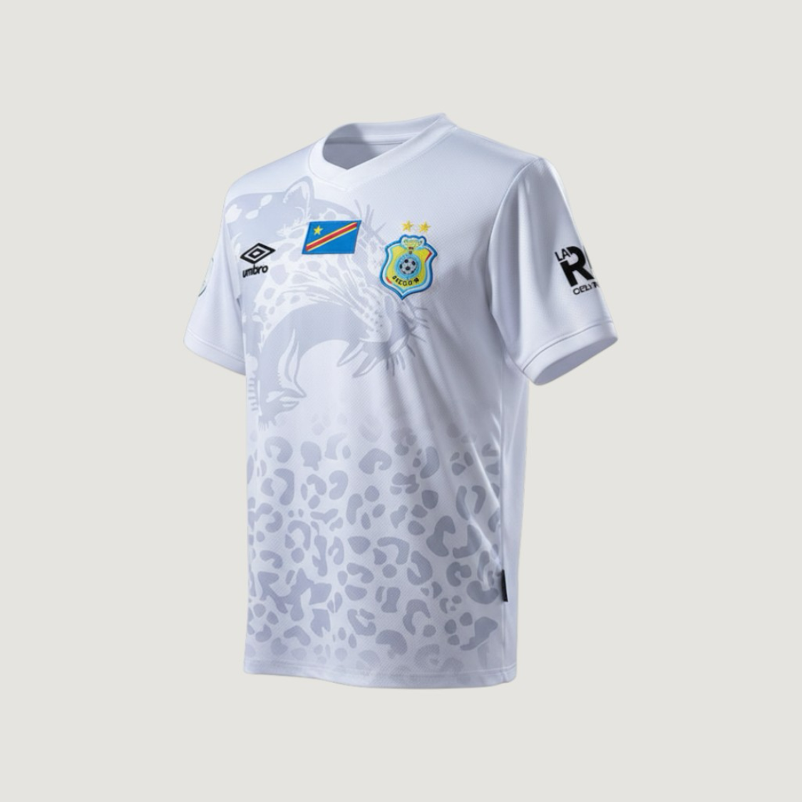 Congo – Maillot Concept 2026 – Blanc, Gris - avant