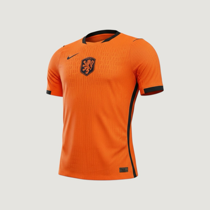 Pays-Bas – Maillot Domicile Coupe du Monde 2026 Player Version – Orange & Noir - avant