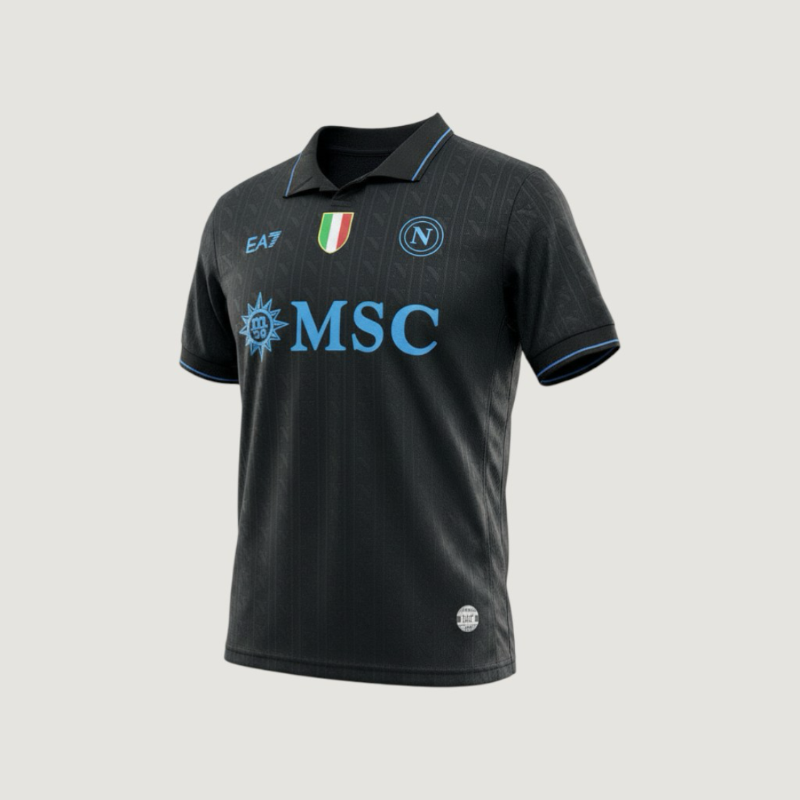 Naples – Maillot Extérieur 2025-26 – noir - avant