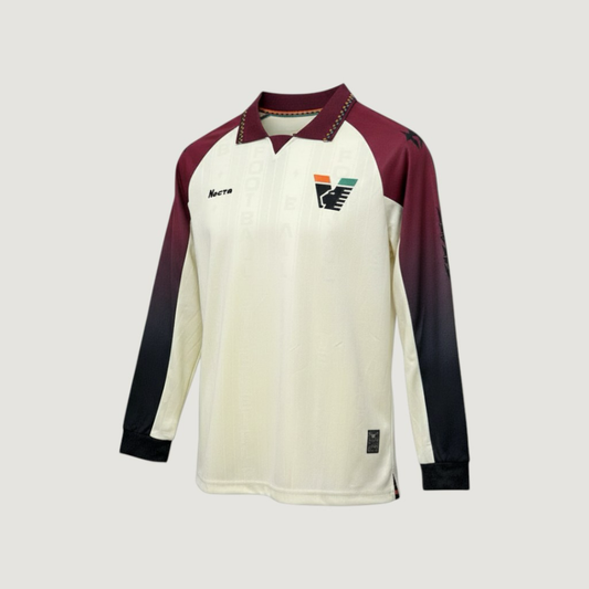 Venezia FC – Maillot Extérieur Manches Longues 2025-26 – crème - avant