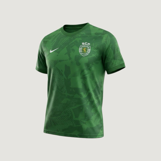 Sporting Lisbonne – Maillot Entraînement 2025-26 – vert, vert foncé - avant