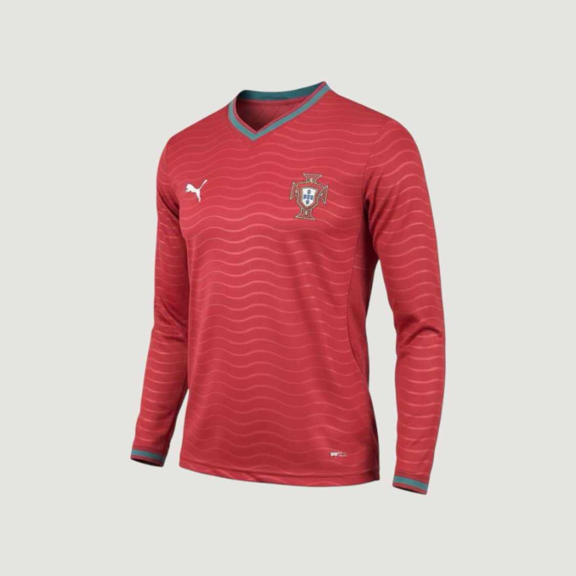 Portugal – Maillot Domicile Manches Longues Coupe du Monde 2026 – Rouge, Vert - avant