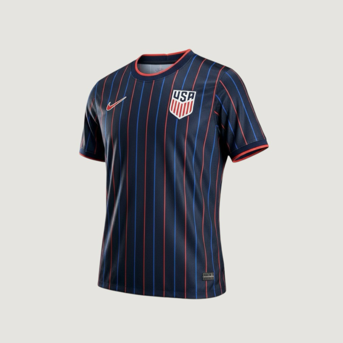 USA – Maillot Extérieur 2025-26 – Bleu marine, Rouge, Blanc - avant