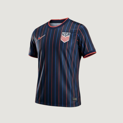 USA – Maillot Extérieur 2025-26 – Bleu marine, Rouge, Blanc - avant