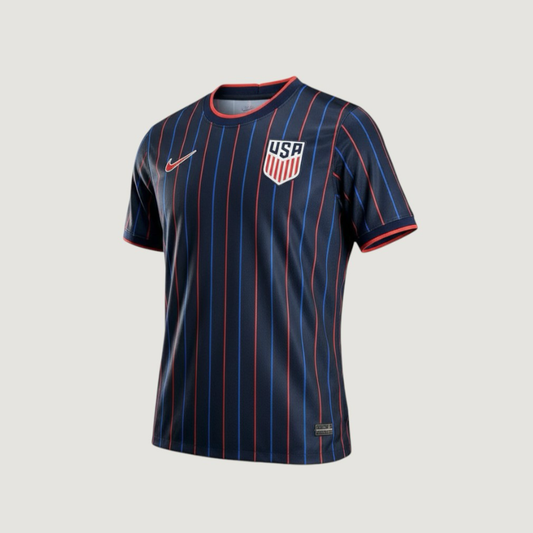 USA – Maillot Extérieur 2025-26 – Bleu marine, Rouge, Blanc - avant