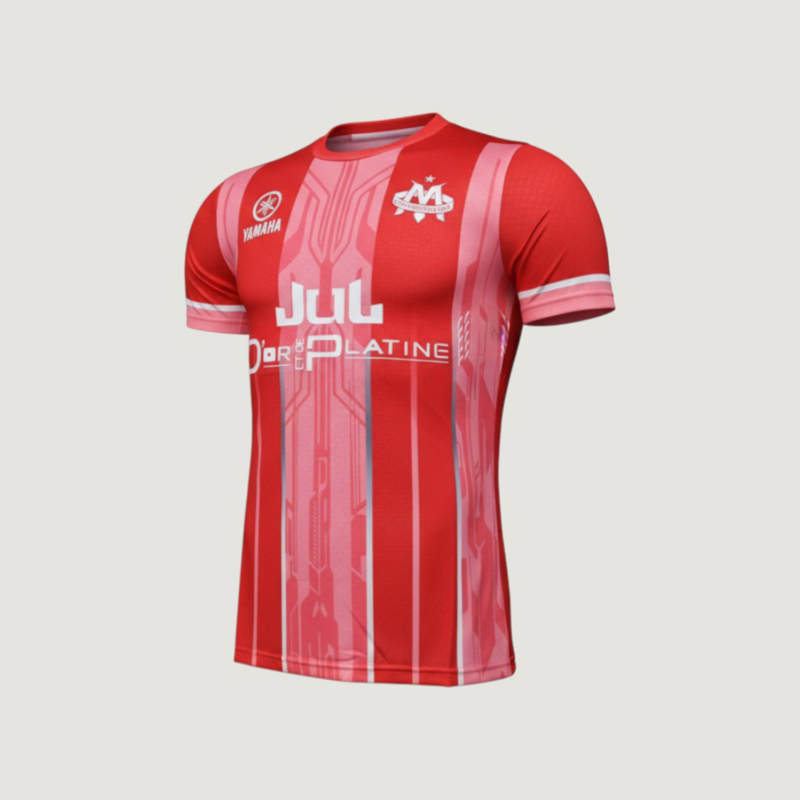 Olympique de Marseille – Maillot Concept JUL – Rouge, Rose, Blanc - avant