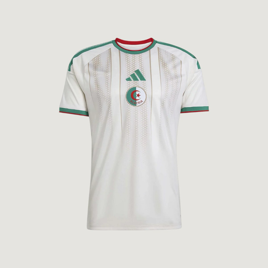 Algérie – Maillot Domicile Coupe du Monde 2026 – Blanc, Vert, Rouge - avant