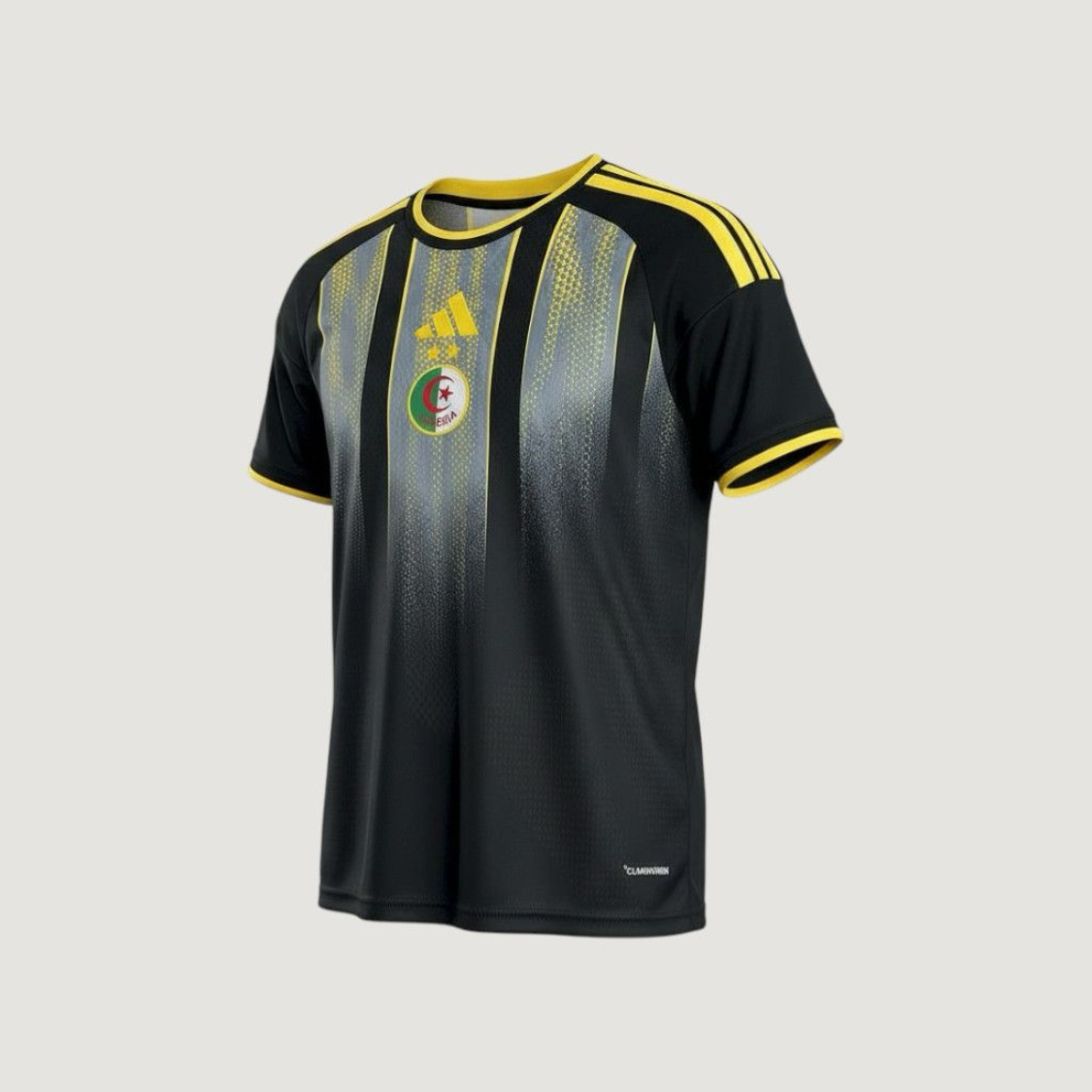 Algérie – Maillot Concept 2026 – Noir, Jaune, Gris - avant